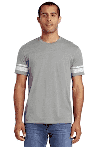 "VALUE TEES" Mens Two Stripe Fashipn Tee