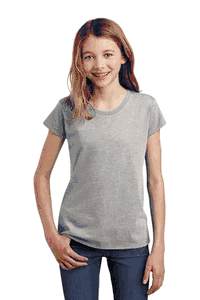 "VALUE TEES" Girls 100% Ringspun Cotton Tee