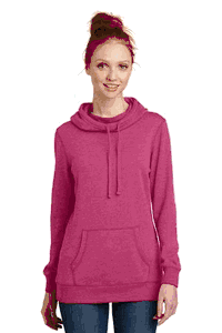 District® Women's Lightweight Fleece Hoodie. DM493