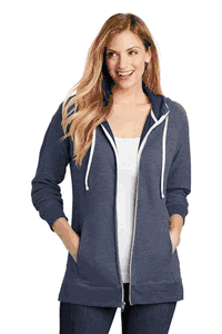 District® Women's Perfect Tri® French Terry Full-Zip Hoodie. DT456