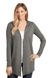 District® Women's Perfect Tri® Hooded Cardigan. DT156