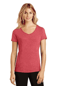 District® Women's Perfect Tri® V-Neck Tee. DM1350L
