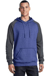 "VALUE SWEATS" Young Mens Lightweight Fleece Raglan Hoodie. DT196-VAL