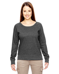 Econscious Ladies' 7 oz. Organic/Recycled Heathered Fleece Raglan Pullover. EC4505