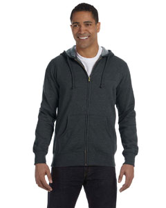 Econscious Men's 7 oz. Organic/Recycled Heathered Full-Zip Hood. EC5680