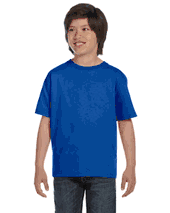 $3.49 Gildan Youth 5.5 oz., 50/50 T-Shirt. G800B (White $3.09)