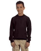 $7.99 Gildan Youth Heavy Blend™ 8 oz., 50/50 Fleece Crew. G180B (WHITE $7.49)