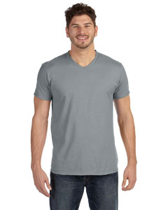 Hanes Adult 4.5 oz., 100% Ringspun Cotton nano-T V-Neck T-Shirt. 498V