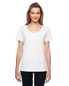 Hanes Ladies' 4.5 oz. X-Temp Performance V-Neck. 42V0