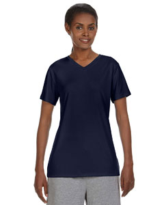 Hanes Ladies' Cool DRI with FreshIQ V-Neck Performance T-Shirt. 483V