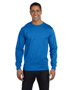 $7.99 Hanes Men's 5.2 oz. ComfortSoft Cotton Long-Sleeve T-Shirt. 5286