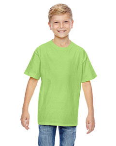 Hanes Youth 4.5 oz., 100% Ringspun Cotton nano-T T-Shirt. 498Y