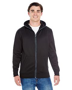 J America Adult Glow Full-Zip Hood. JA8668