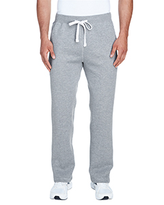 J America Adult Premium Open Bottom Fleece Pant. JA8992