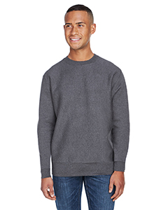 J America Adult Sport Weave Crew Neck Sweatshirt. JA8446