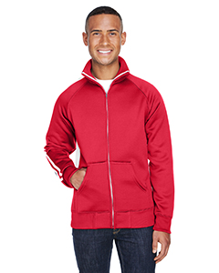 J America Adult Vintage Poly Fleece Track Jacket. JA8858