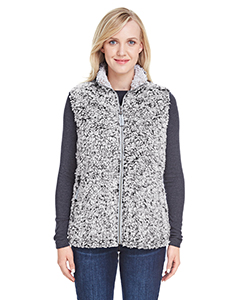 J America Ladies' Epic Sherpa Vest. JA8456