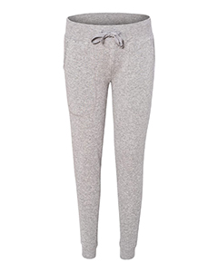 J America Ladies' Glitter Jogger Pant. JA8943