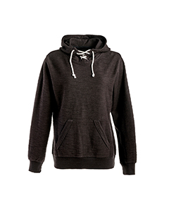 J America Ladies' Sport Lace Scuba Hooded Sweatshirt. JA8694