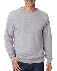 J America Men's Triblend Fleece Crew. JA8875