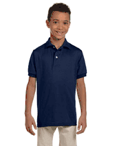 Jerzees Youth 5.6 oz. SpotShield™ Jersey Polo. 437Y