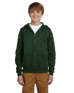 Jerzees Youth 8 oz. NuBlend® Fleece Full-Zip Hood. 993B