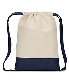 Liberty Bags Cape Cod Cotton Drawstring Backpack. 8876