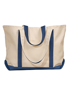 Liberty Bags Carmel Classic XL Cotton Canvas Tote Bag. 8872