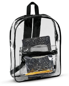 Liberty Bags Clear Backpack. 7010
