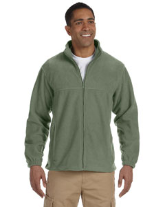 Men's 8 oz. Full-Zip Fleece 100% spun soft polyester Fleece