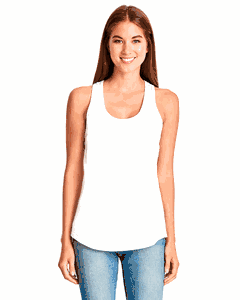 Next Level Ladies' Gathered Racerback Tank. 6338