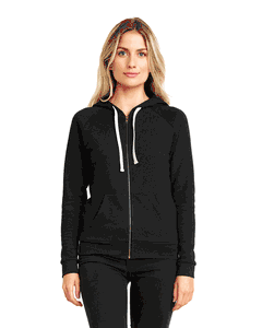 Next Level Ladies' PCH Raglan Zip Hoody. 9603