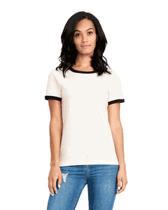 Next Level Ladies' Ringer T-Shirt. 3904