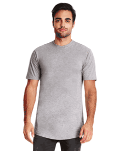 Next Level Men's Cotton Long Body Crew. 3602