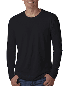 Next Level Men's Cotton Long-Sleeve Crew. N3601