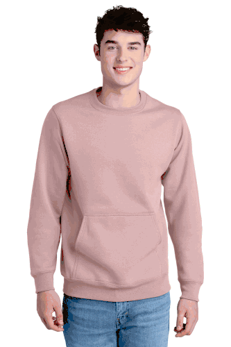 PC78PKT Port & Co Core Fleece Crewneck Pocket Sweatshirt