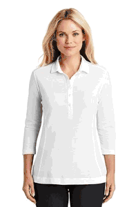 Port Authority Ladies Coastal Cotton Blend Polo. LK581