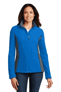 Port Authority® Ladies Colorblock Value Fleece Jacket. L216