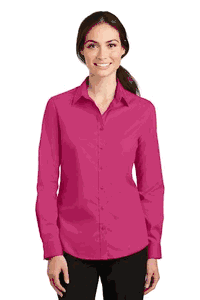 Port Authority® Ladies SuperPro Twill Shirt. L663