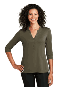 Port Authority  Ladies UV Choice Pique Henley LK750