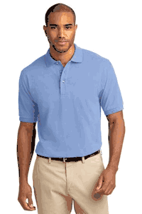 Port Authority Tall Heavyweight Cotton Pique Polo. TLK420