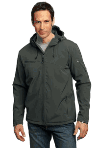 Port Authority® Textured Hooded Soft Shell Jacket. J706