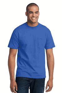 Port & Company® - Core Blend Pocket Tee. PC55P
