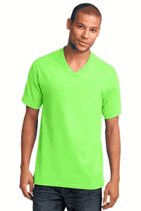Port & Company® Core Cotton V-Neck Tee. PC54V