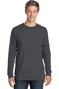 Port & Company® Pigment-Dyed Long Sleeve Pocket Tee. PC099LSP