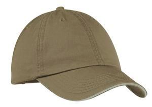Port & Company - Washed Twill Sandwich Bill Cap. CP79