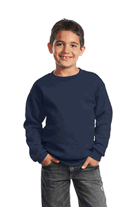 Port & Company® - Youth Core Fleece Crewneck Sweatshirt. PC90Y