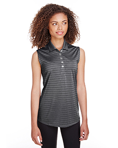 Puma Golf Ladies' Rotation Stripe Sleeveless Polo. 597222