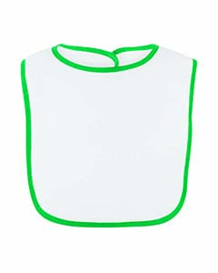 Rabbit Skins Infant Contrast Trim Terry Bib. 1003