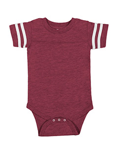 Rabbit Skins Infant Football Fine Jersey Bodysuit. 4437